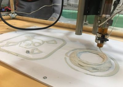 3D printing from recycled flakes